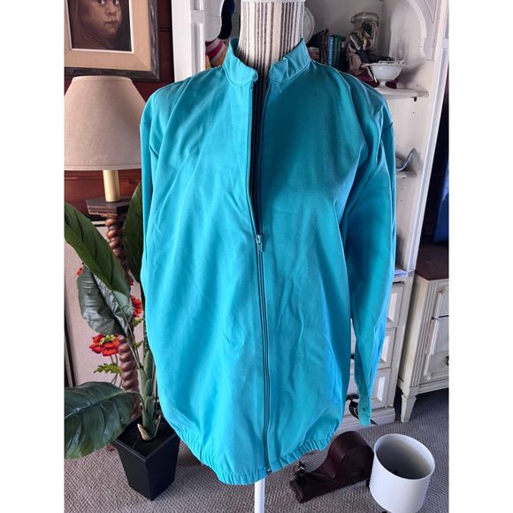 Vintage Teal Color BonWorth NWT Bonber Style Jacket XL - Picture 2 of 14